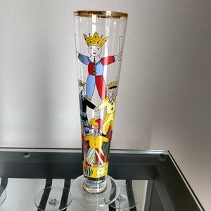 Ritzenhoff Collectible Vintage 1990's Pilsner Glass Maria Christina Hamel